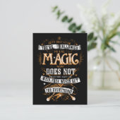 Harry Potter Spreuk | Gewoon omdat het mag Briefkaart (Staand voorkant)