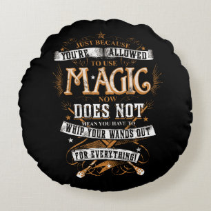 Harry Potter spreuk Gewoon omdat het mag Rond Kussen