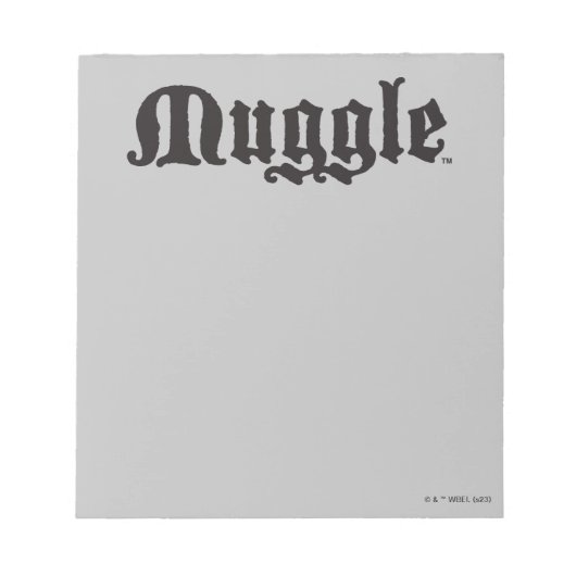 Harry Potter spreuk | Muggle Notitieblok (Voorkant)