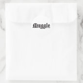 Harry Potter spreuk | Muggle Ronde Sticker (Tas)