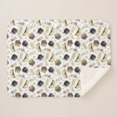 HARRY POTTER™ Spreuken & Boeken Patroon Sherpa Deken (Voorkant (horizontaal))