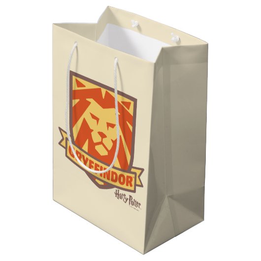 HARRY POTTER™ | Summer Magic GRYFFINDOR™ Crest Medium Cadeauzakje (Achterkant Gekanteld)