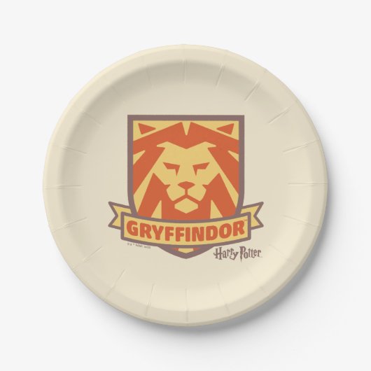 HARRY POTTER™ | Summer Magic GRYFFINDOR™ Crest Papieren Bordje (Voorkant)
