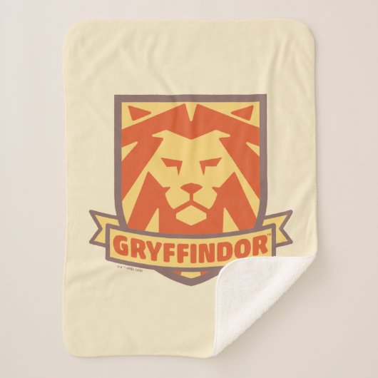 HARRY POTTER™ | Summer Magic GRYFFINDOR™ Crest Sherpa Deken (Voorkant)