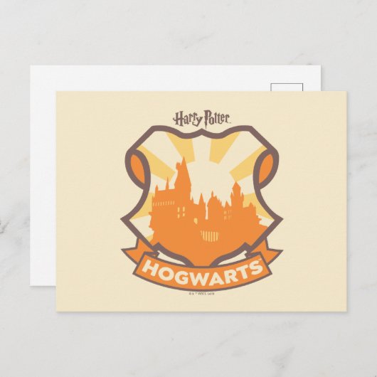 HARRY POTTER™ | Summer Magic HOGWARTS™ Crest Briefkaart (Voorkant / Achterkant)