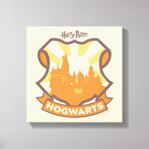 HARRY POTTER™   Summer Magic HOGWARTS™ Crest Canvas Afdruk