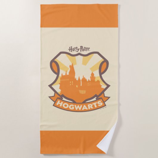 HARRY POTTER™ | Summer Magic HOGWARTS™ Crest Strandlaken (Voorkant)