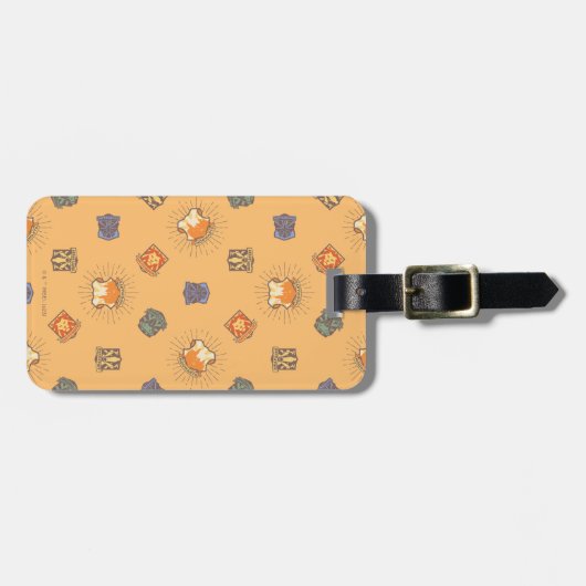 HARRY POTTER™ | Summer Magic HOGWARTS™ Pattern Bagagelabel (Voorkant horizontaal)