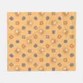 HARRY POTTER™ | Summer Magic HOGWARTS™ Pattern Fleece Deken (Voorkant (Horizontaal))