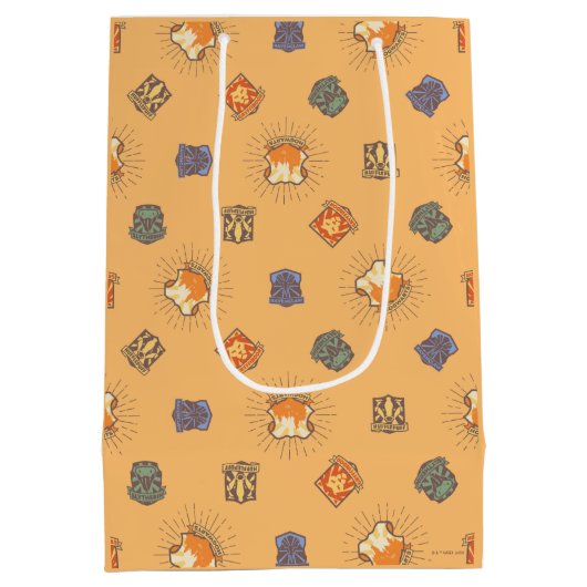 HARRY POTTER™ | Summer Magic HOGWARTS™ Pattern Medium Cadeauzakje (Achterkant)