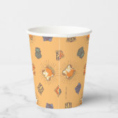 HARRY POTTER™ | Summer Magic HOGWARTS™ Pattern Papieren Bekers (Rechts)