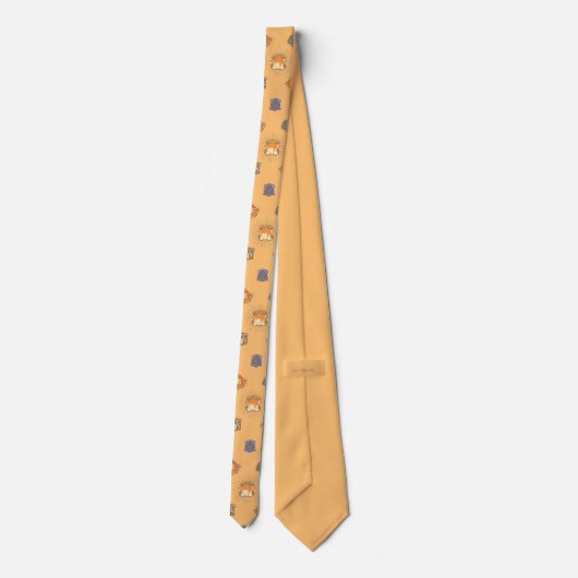 HARRY POTTER™ | Summer Magic HOGWARTS™ Pattern Stropdas (Achterkant)