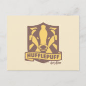 HARRY POTTER™ | Summer Magic HUFFLEPUFF™ Crest Briefkaart (Voorkant)