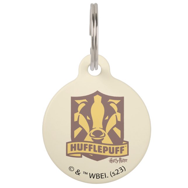 HARRY POTTER™ | Summer Magic HUFFLEPUFF™ Crest Huisdierpenning (Voorkant)
