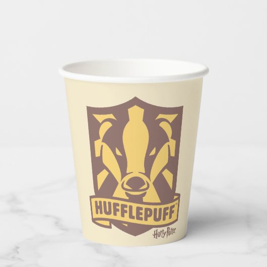 HARRY POTTER™ | Summer Magic HUFFLEPUFF™ Crest Papieren Bekers (Achterkant)