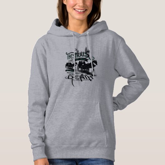 Harry Potter| Thestrals Typografie Grafisch Hoodie (Voorkant)