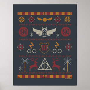 HARRY POTTER™ Thleed Cross-Stitch Pattern Poster