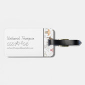 HARRY POTTER™ Tiny Magic Pattern Bagagelabel (Achterkant horizontaal)