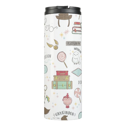 HARRY POTTER™ Tiny Magic Pattern Thermosbeker (Achterkant)