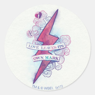 Harry Potter Toverformule   Liefde laat zijn eigen Ronde Sticker