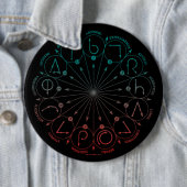 Harry Potter Toverformule | Tover Spreuken & Charm Ronde Button 6,0 Cm (In situ)