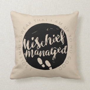 Harry Potter Toverkaart Charms Typografie Kussen