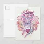 Harry Potter toverspreuk | "Altijd" doe Patronus Briefkaart (Voorkant / Achterkant)