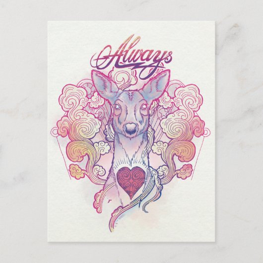 Harry Potter toverspreuk | "Altijd" doe Patronus Briefkaart (Voorkant)