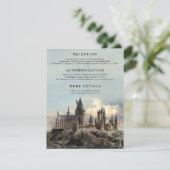 Harry Potter Trouwdag | Details van het Kasteel va Informatiekaartje (Staand voorkant)