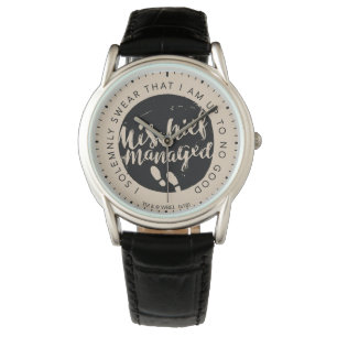 Harry Potter  Typografie van Marauder's Map Horloge