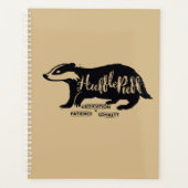 Harry Potter | Typographie de silhouette HUFLEPUFF (Devant)