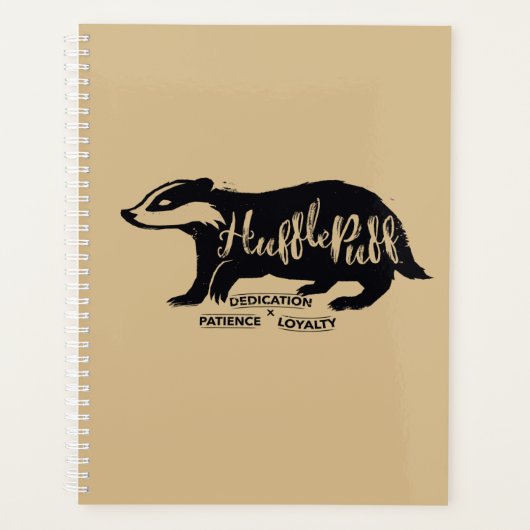 Harry Potter | Typographie de silhouette HUFLEPUFF (Devant)