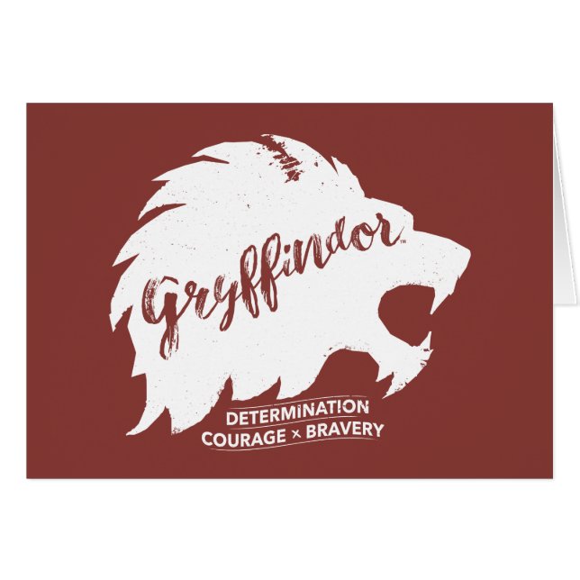 Harry Potter | Typographie Silhouette GRYFFINDOR™ (Devant horizontal)