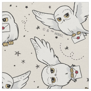 Harry Potter   Uil Hedwig-patroon Stof