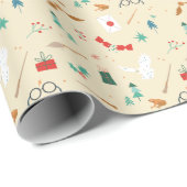 Harry Potter | Vakantiepatroon voor feestdagen Cadeaupapier (Rol Hoek)