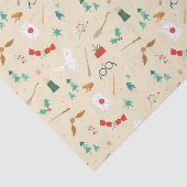 Harry Potter | Vakantiepatroon voor feestdagen Tissuepapier (Detail)