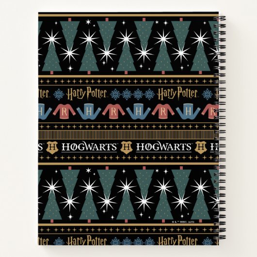 HARRY POTTER™ vakantietrui Patroon Notitieboek (Achterkant)
