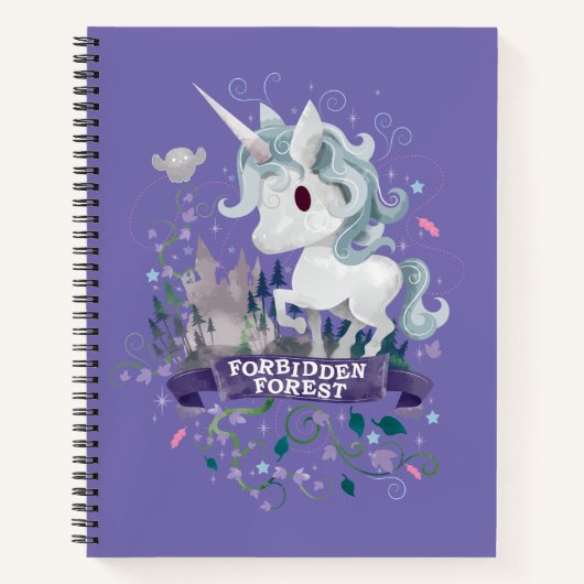 Harry Potter | Verboden bos Unicorn Graphic Notitieboek (Voorkant)