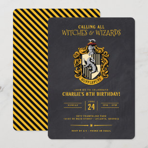 Harry Potter Verjaardag Hufflepuff Schoolbord Kaart