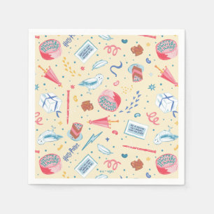 HARRY POTTER™ Verjaardagsfeest Patroon Servet