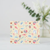 HARRY POTTER™ Verjaardagsviering Patroon Briefkaart (Staand voorkant)