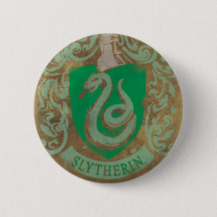 Harry Potter   Vintage Slytherin Ronde Button 5,7 Cm