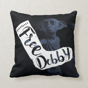 Harry Potter "Vrije Dobby" de Typografie van de Kussen