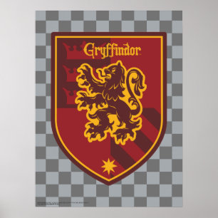 Harry Potter   Wapen van de Griffioendor Huisstijl Poster