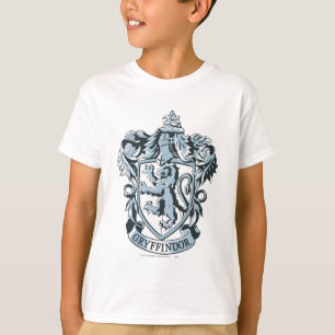 Harry Potter   Wapen van Gryffindor Blauw T-shirt