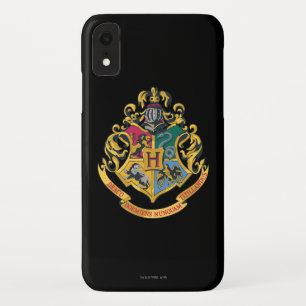 Harry Potter Wapen van Hogwarts - Kleurrijk iPhone XR Hoesje