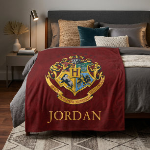 Harry Potter Wapen van Hogwarts - Volledig Fleece Deken