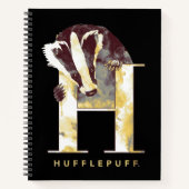 Harry Potter| Waterverf HUFFLEPUFF™-badger Notitieboek (Voorkant)