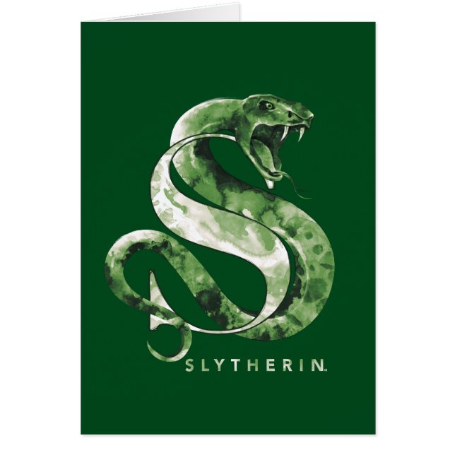 Harry Potter | Waterverf SLYTHERIN™-slang (Voorkant)