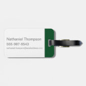 Harry Potter| Waterverf SLYTHERIN™-slang Bagagelabel (Achterkant horizontaal)